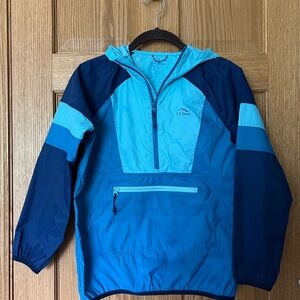 LL Bean Kids' Wind and Rain Anorak size medium excellent condition